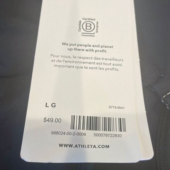 NWT Athleta Renew Bra. A-C. Large Black - Picture 9 of 11